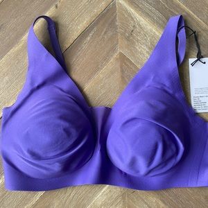BNWT Knix Shadow Mesh T-Shirt Bra in Periwinkle (M+)